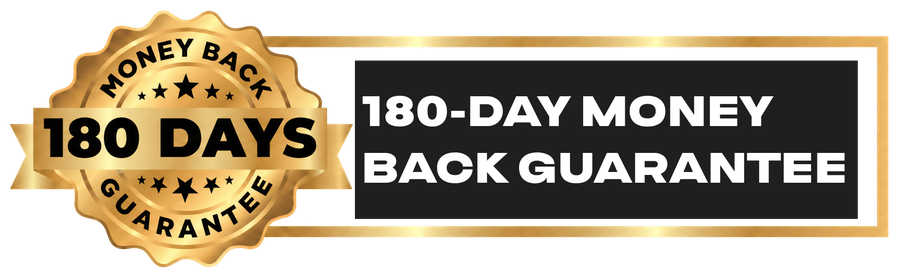 180 day money back guarantee