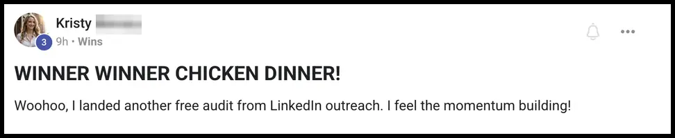 Vibe Consultant member post