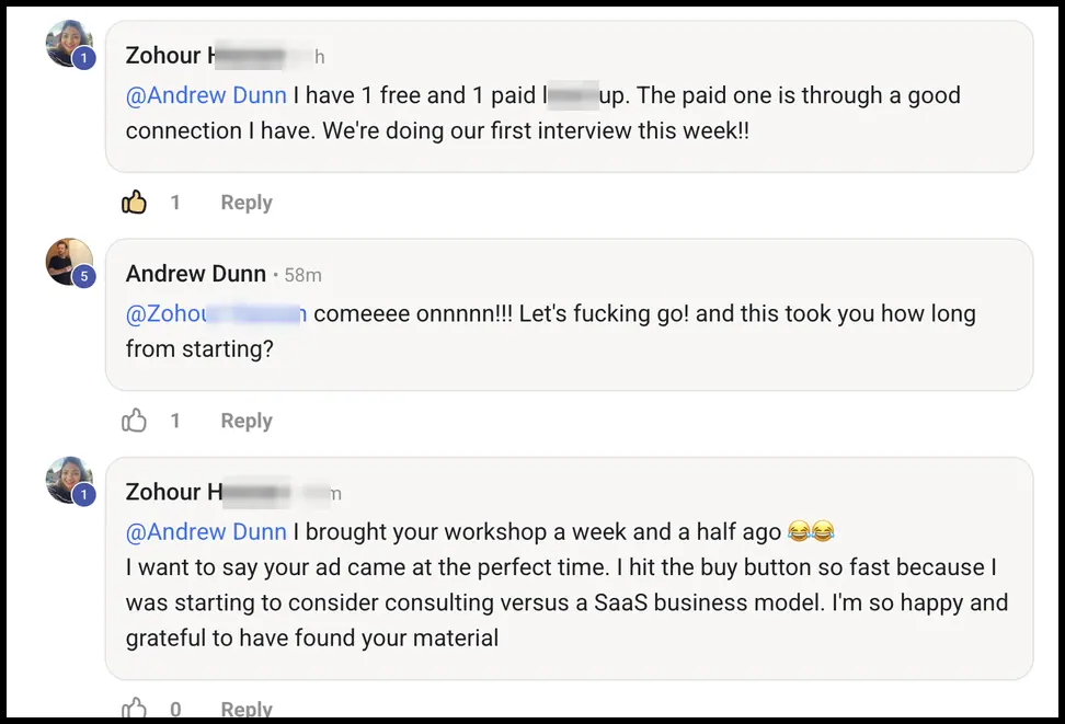 Vibe Consultant member post