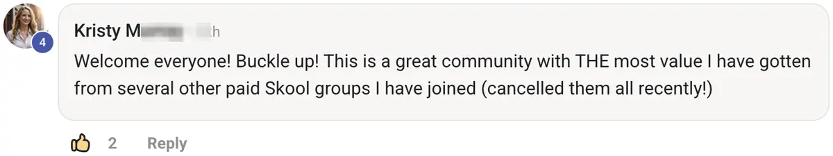 Vibe Consultant member post