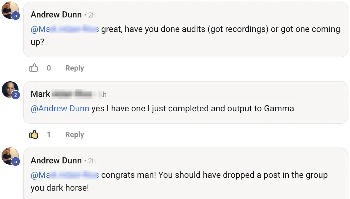 Vibe Consultant member post