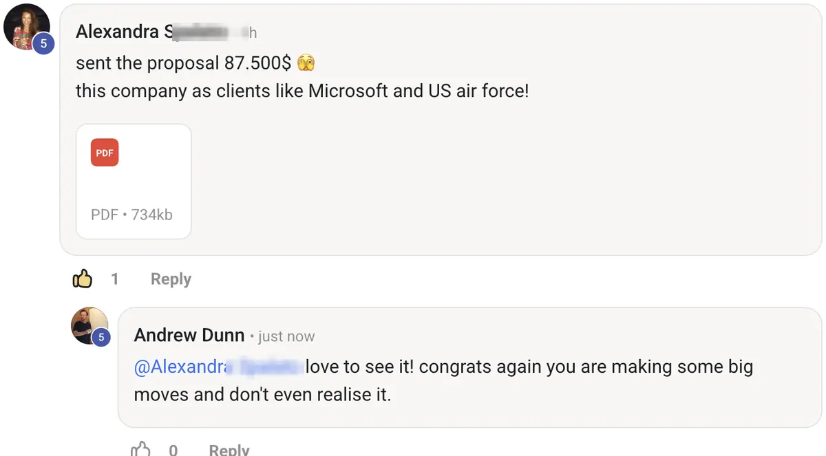 Vibe Consultant member post