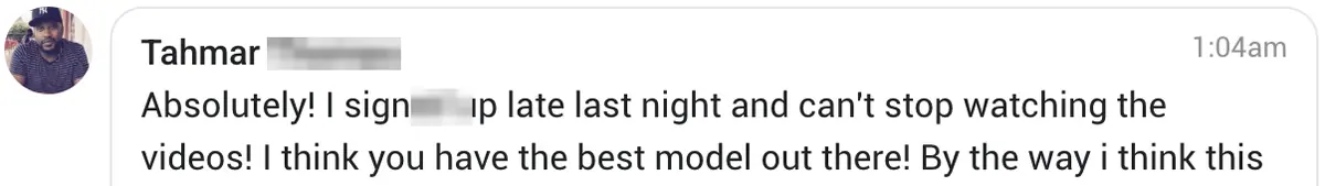 Vibe Consultant member post