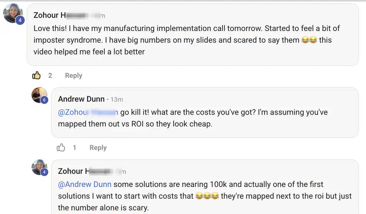 Vibe Consultant member post