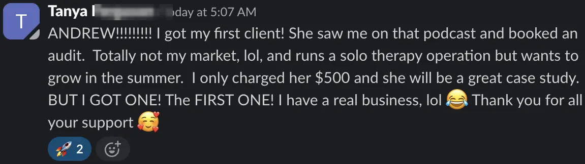 Vibe Consultant member post