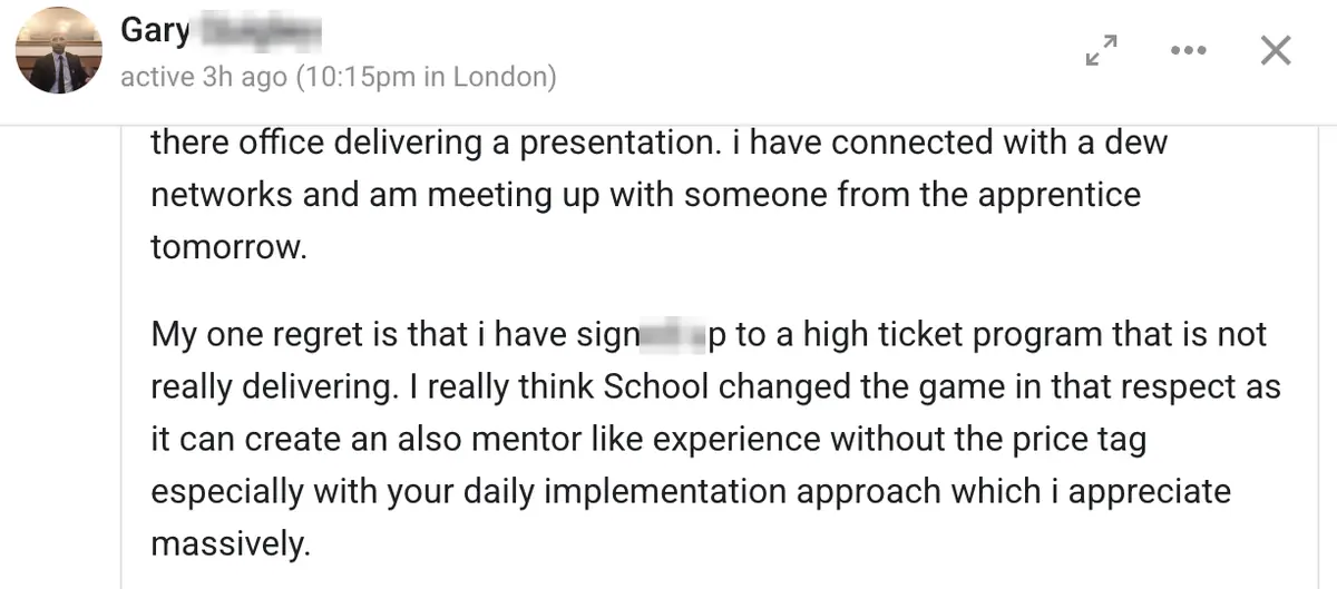 Vibe Consultant member post